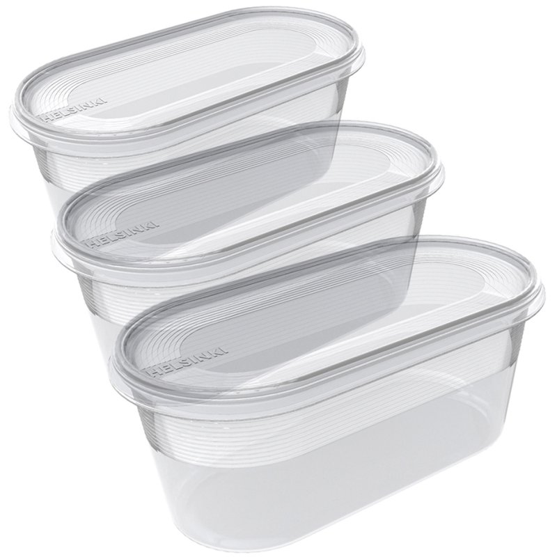 Diepvriesdozen set Helsinki, 0,8 liter, set van 3